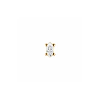 14kt gouden DIAMOND MARQUISE SOLITAIRE - PRONG van Modern Mood